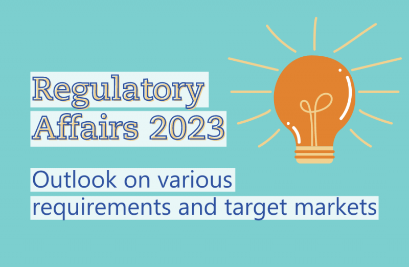 Textimage of Regulatory Affairs 2023: Outlook on various requirements and target markets-EN- Metecon GmbH