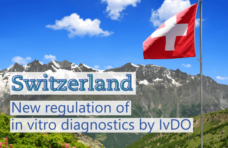 Textimage of New regulation of in vitro diagnostics by IvDO in Switzerland -EN- Metecon GmbH