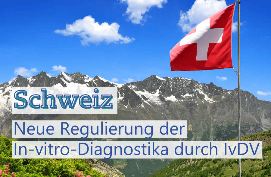 Textbild von Neue Regulierung der In-vitro-Diagnostik durch die IvDV in Schweiz-EN- Metecon GmbH