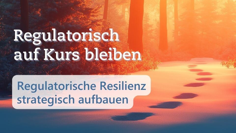 Symbolbild für regulatorische Resilienz: ein klarer Weg steht für strukturierte Prozesse und sichere Orientierung im regulatorischen Umfeld von Medizinprodukten und IVD
