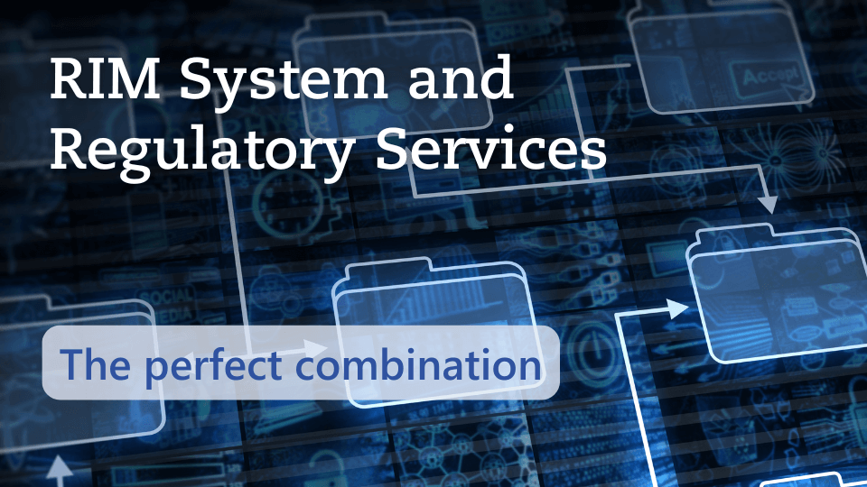 RIM system and regulatory service provider - more than the sum of their ...