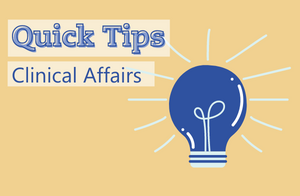 Quick Tips Clinical Affairs 2022